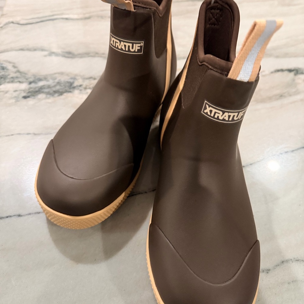 XTRATUF Men's Dark Brown Rain & Snow Boots